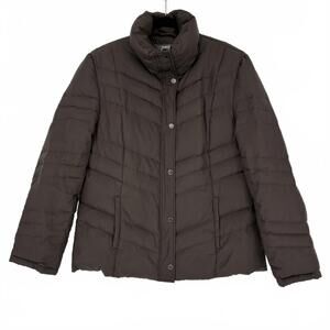 Kenneth Cole Reaction Chocolate Puffer Jacket Never Worn